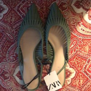 Zara Pointy Toe Flats